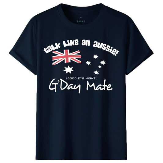 100 cotton australian day flag t shirt aussie gday mate navy souvenir tee top