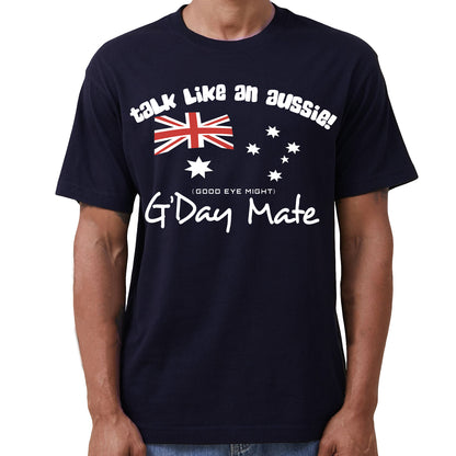 100 cotton australian day flag t shirt aussie gday mate navy souvenir tee top