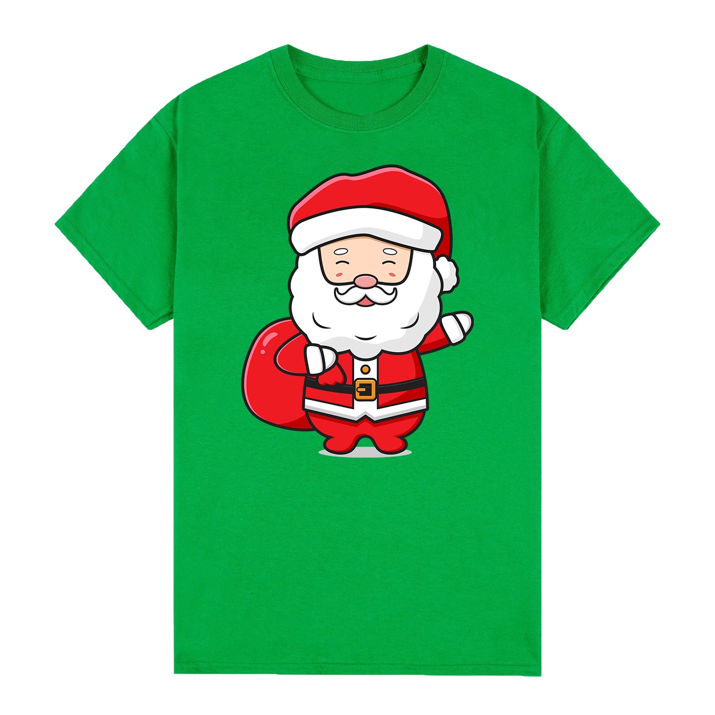 100% Cotton Christmas Unisex T-shirt Adult Kids Tee Mens Top Santa Xmas Party Custume - Santa's Delivery