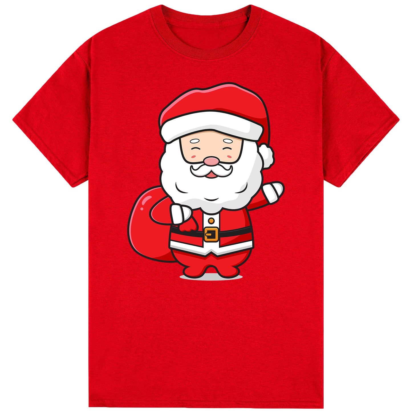 100% Cotton Christmas Unisex T-shirt Adult Kids Tee Mens Top Santa Xmas Party Custume - Santa's Delivery